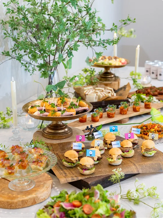 ケータリングの様子