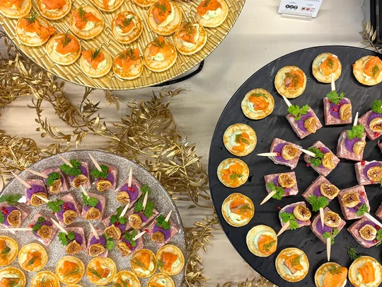 高品質なケータリング料理